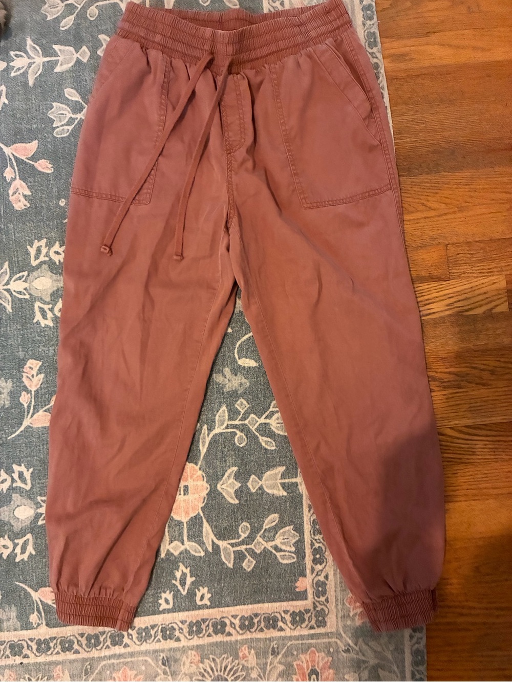 a new day Dusty Rose Elastic Waist Joggers